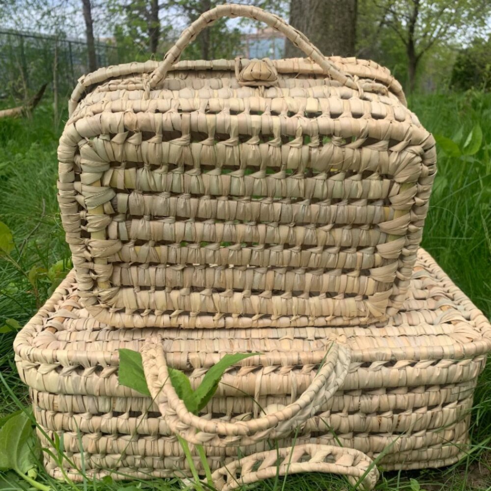 Set of 2 picnic baskets or storage baskets - Picture 3 of 10
